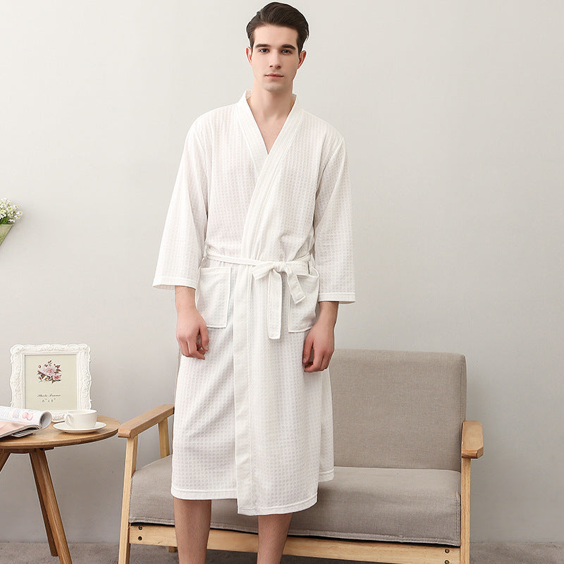 Women's Waffle Knit Bathrobe