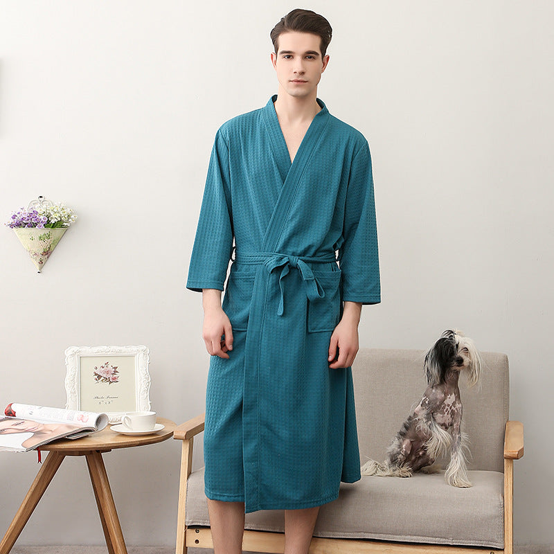 Women's Waffle Knit Bathrobe