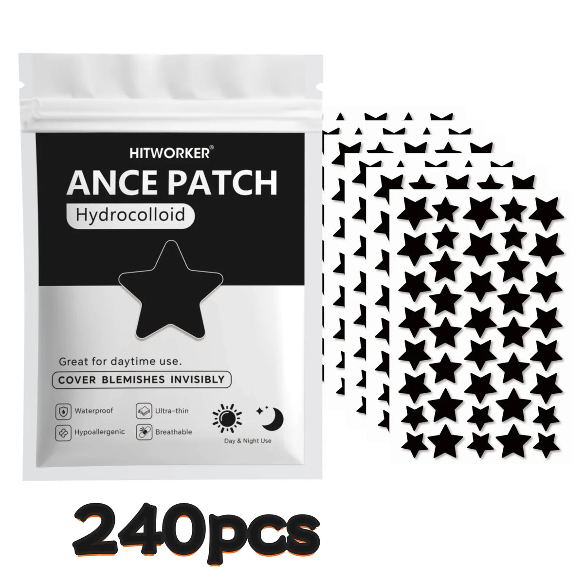 Hydrocolloid Pimple Patches with Tea Tree Oil - Bulk Pack