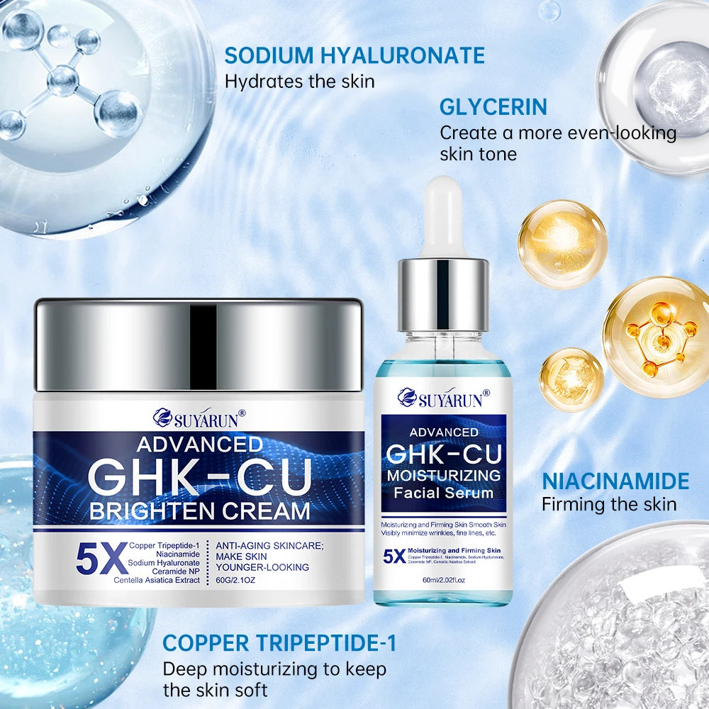 SUYARUN GHK-CU Anti-Aging Cream and Serum