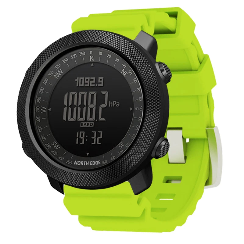 NORTH EDGE Men's Sport Digital Watch - 50m Waterproof