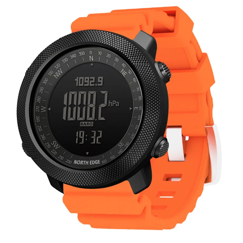 NORTH EDGE Men's Sport Digital Watch - 50m Waterproof