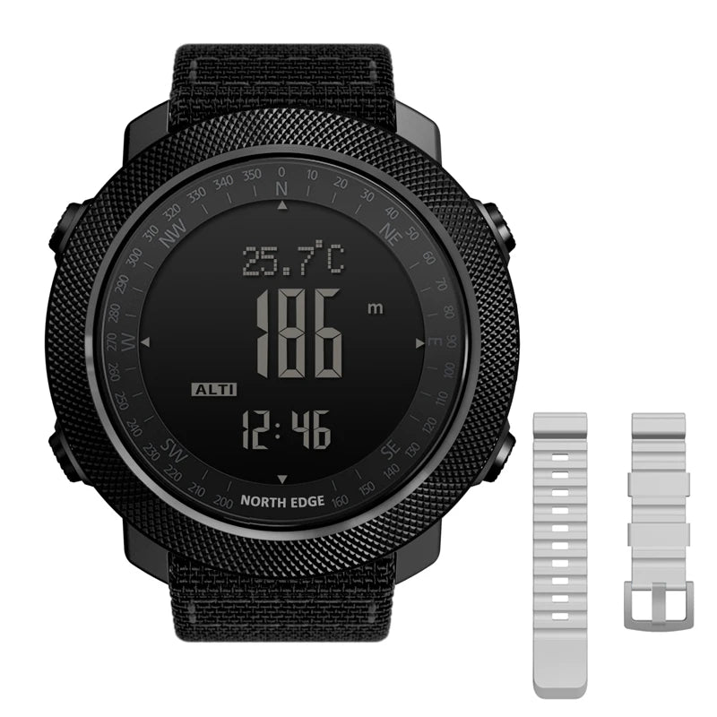 NORTH EDGE Men's Sport Digital Watch - 50m Waterproof