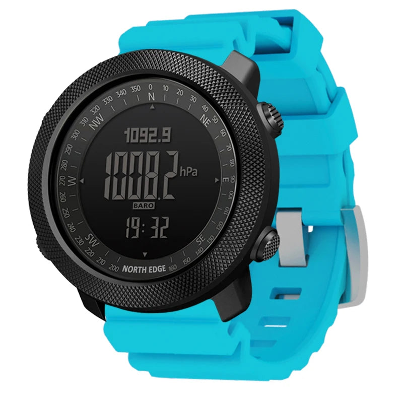 NORTH EDGE Men's Sport Digital Watch - 50m Waterproof