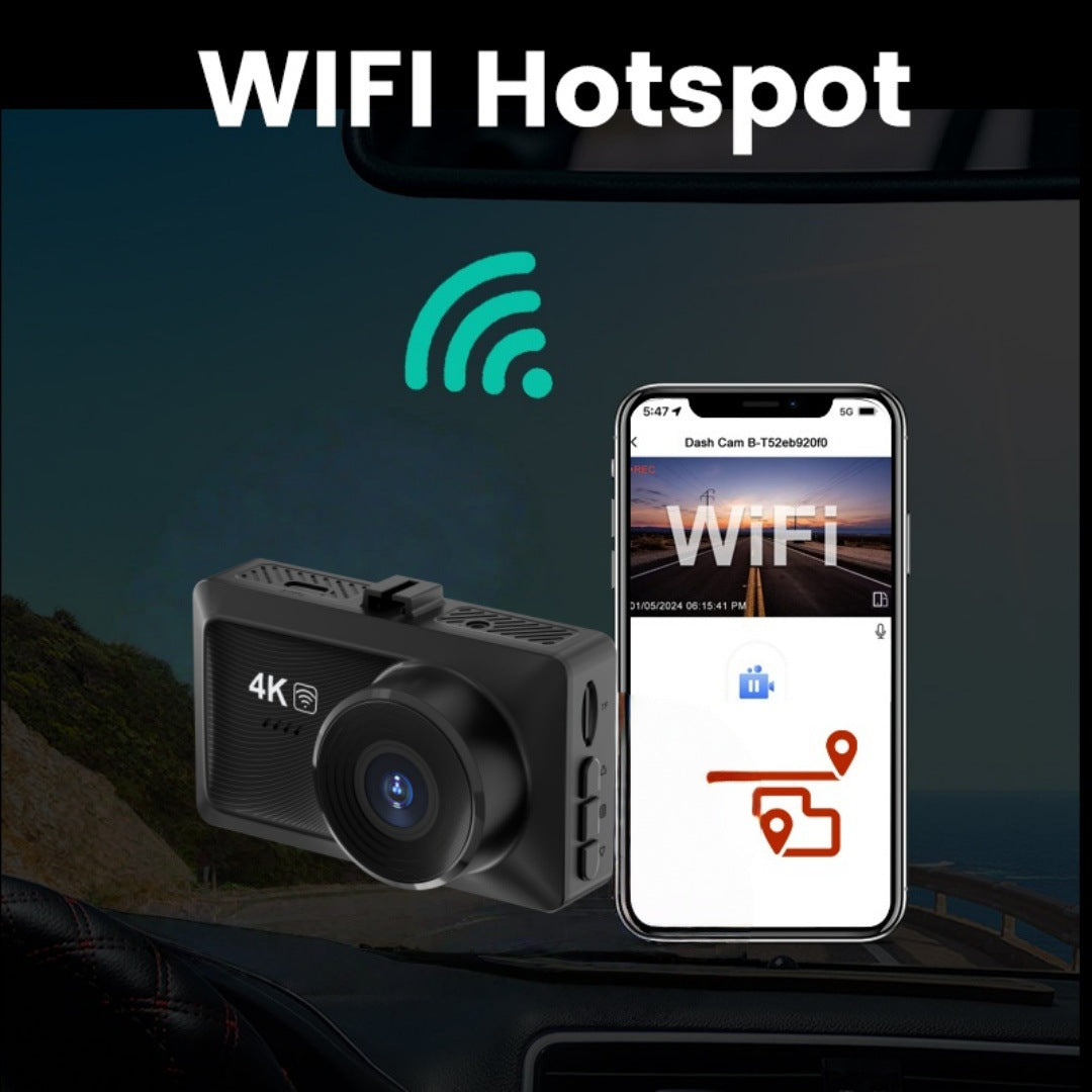 2025 New Cross-Border High-Definition 4K 3inch Driving Recorder Front and Rear Dual Recording Night Vision High-Definition Car Recorder