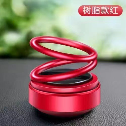 Solar Rotating Car Aromatherapy Ornament