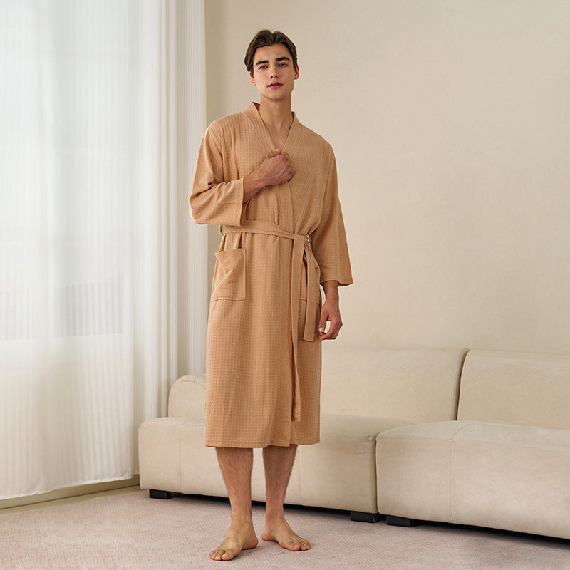 Women's Waffle Knit Bathrobe
