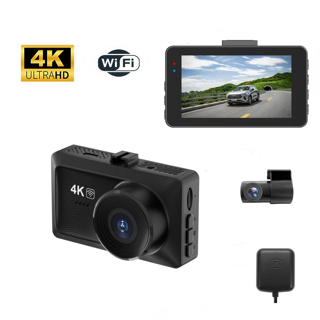 2025 New Cross-Border High-Definition 4K 3inch Driving Recorder Front and Rear Dual Recording Night Vision High-Definition Car Recorder