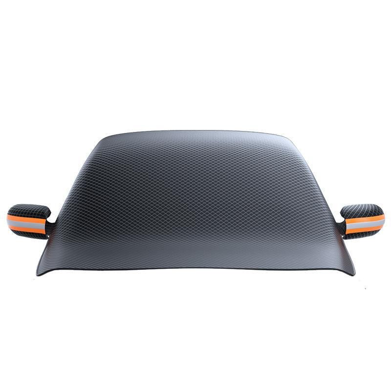 Cross-Border Car Snow Cover, Winter Front Windshield, Anti-Freeze, Anti-Frost and Snow Cover, Magnetic Snow Cover, Half Cover, Car Cover Wholesale