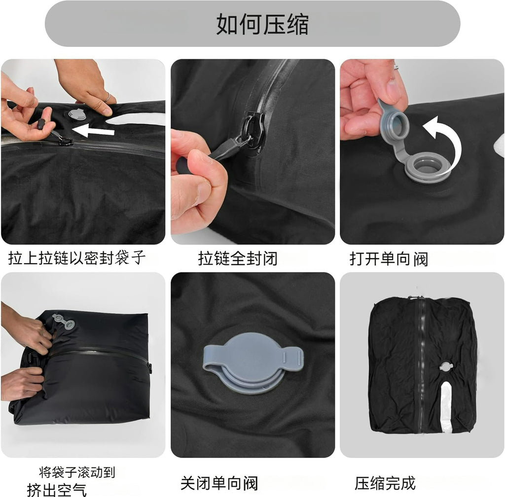 Travel Vacuum Compression Bag Outdoor Storage Artifact Moisture-Proof and Waterproof Business Trip Portable Clothing Storage Bag