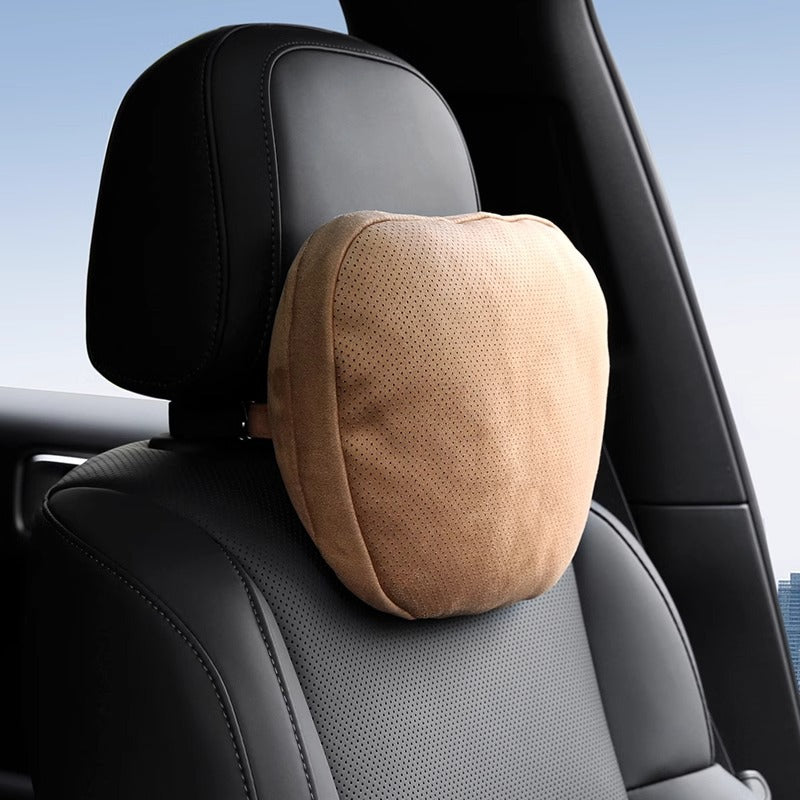 Car Headrest and Lumbar Support for Mercedes S-Class, Perforated Breathable Neck Pillow, In-Car Cushion, Pair of Breathable Neck Pillows