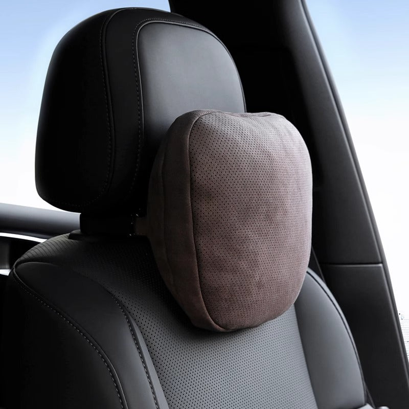 Car Headrest and Lumbar Support for Mercedes S-Class, Perforated Breathable Neck Pillow, In-Car Cushion, Pair of Breathable Neck Pillows