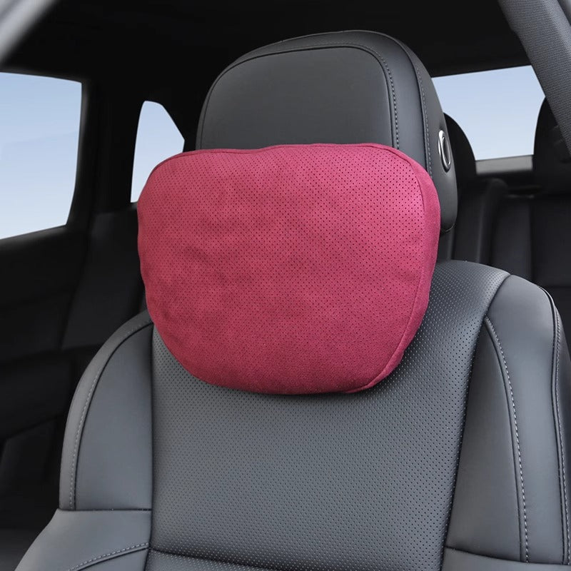 Car Headrest and Lumbar Support for Mercedes S-Class, Perforated Breathable Neck Pillow, In-Car Cushion, Pair of Breathable Neck Pillows
