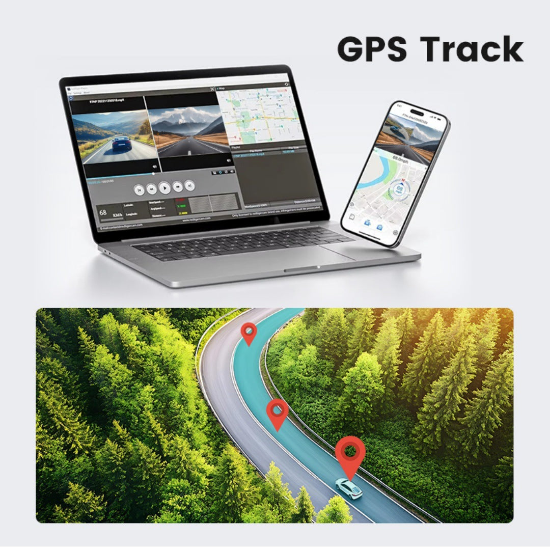 2025 New Cross-Border High-Definition 4K 3inch Driving Recorder Front and Rear Dual Recording Night Vision High-Definition Car Recorder