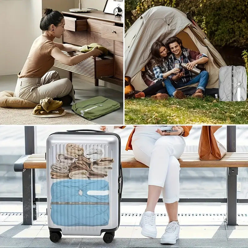 Travel Vacuum Compression Bag Outdoor Storage Artifact Moisture-Proof and Waterproof Business Trip Portable Clothing Storage Bag