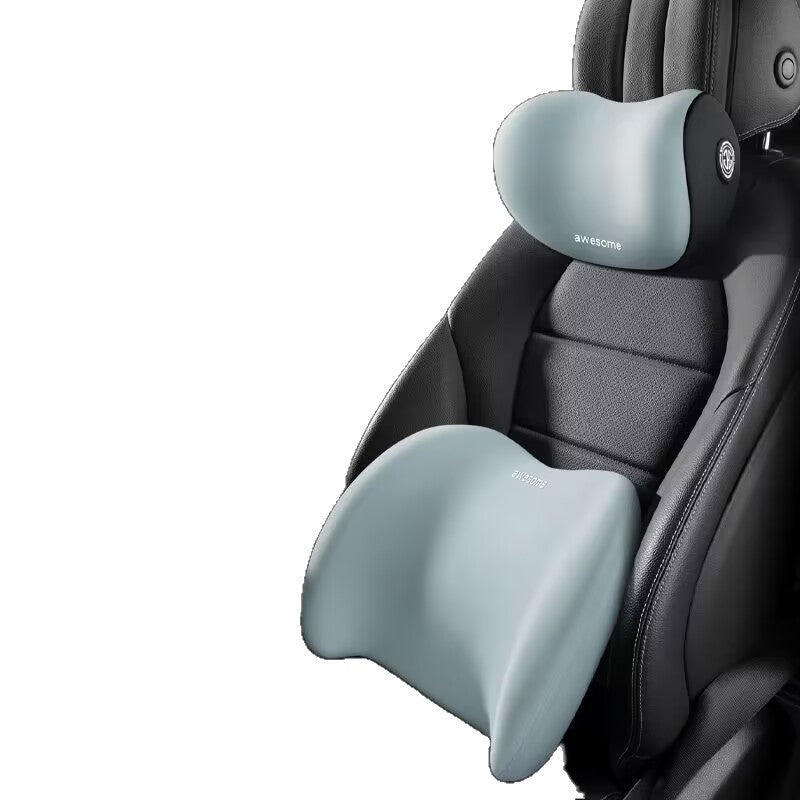 New car headrest lumbar suit car driving seat memory cotton waist protection car pillow neck pillow