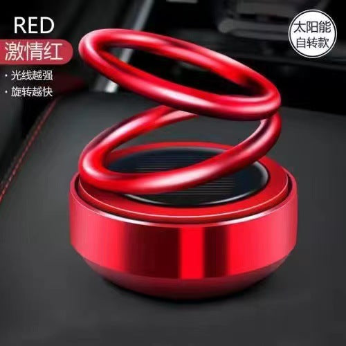 Solar Rotating Car Aromatherapy Ornament
