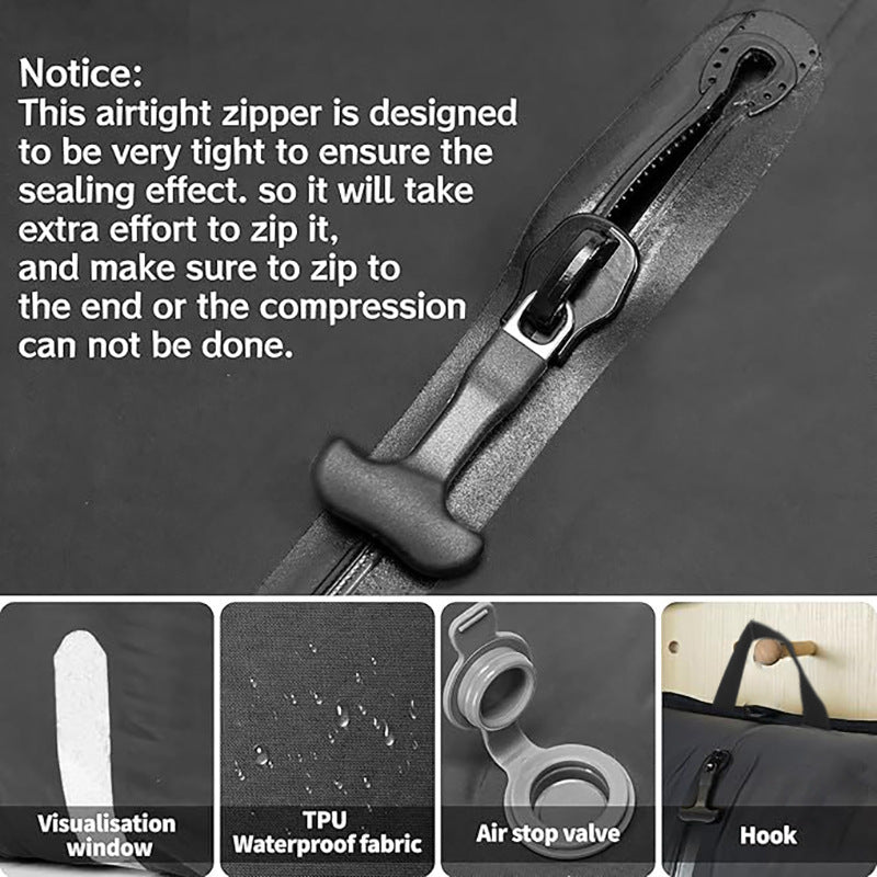 Travel Vacuum Compression Bag Outdoor Storage Artifact Moisture-Proof and Waterproof Business Trip Portable Clothing Storage Bag