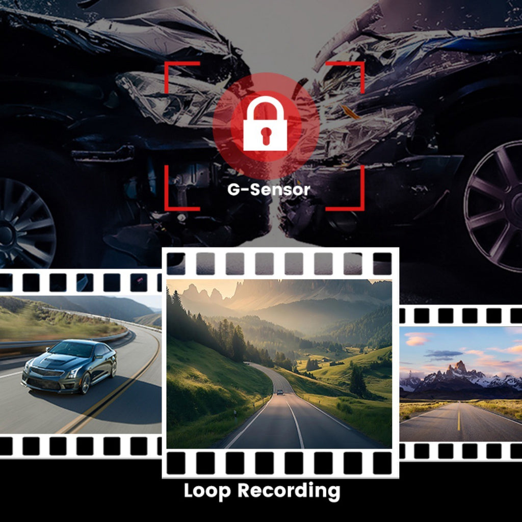 2025 New Cross-Border High-Definition 4K 3inch Driving Recorder Front and Rear Dual Recording Night Vision High-Definition Car Recorder