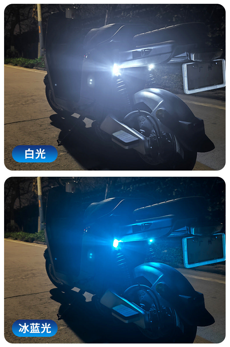 Cross-border new motorcycle electric vehicle night warning light wireless remote control aircraft light colorful anti-collision induction light