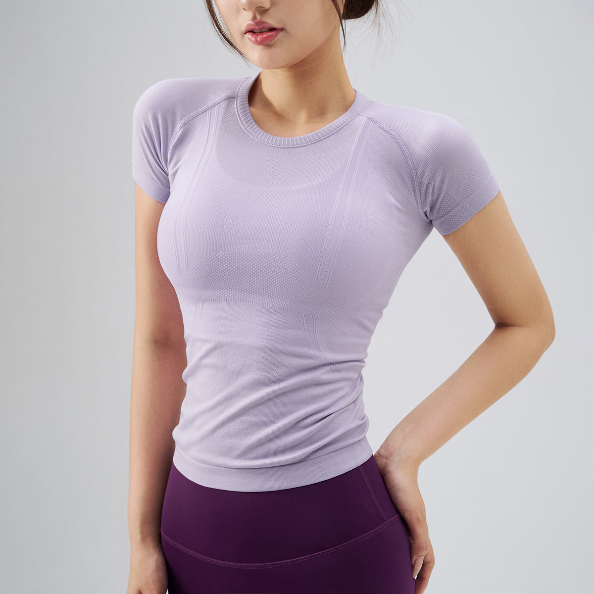 Women's Seamless Quick-Dry Yoga T-Shirt