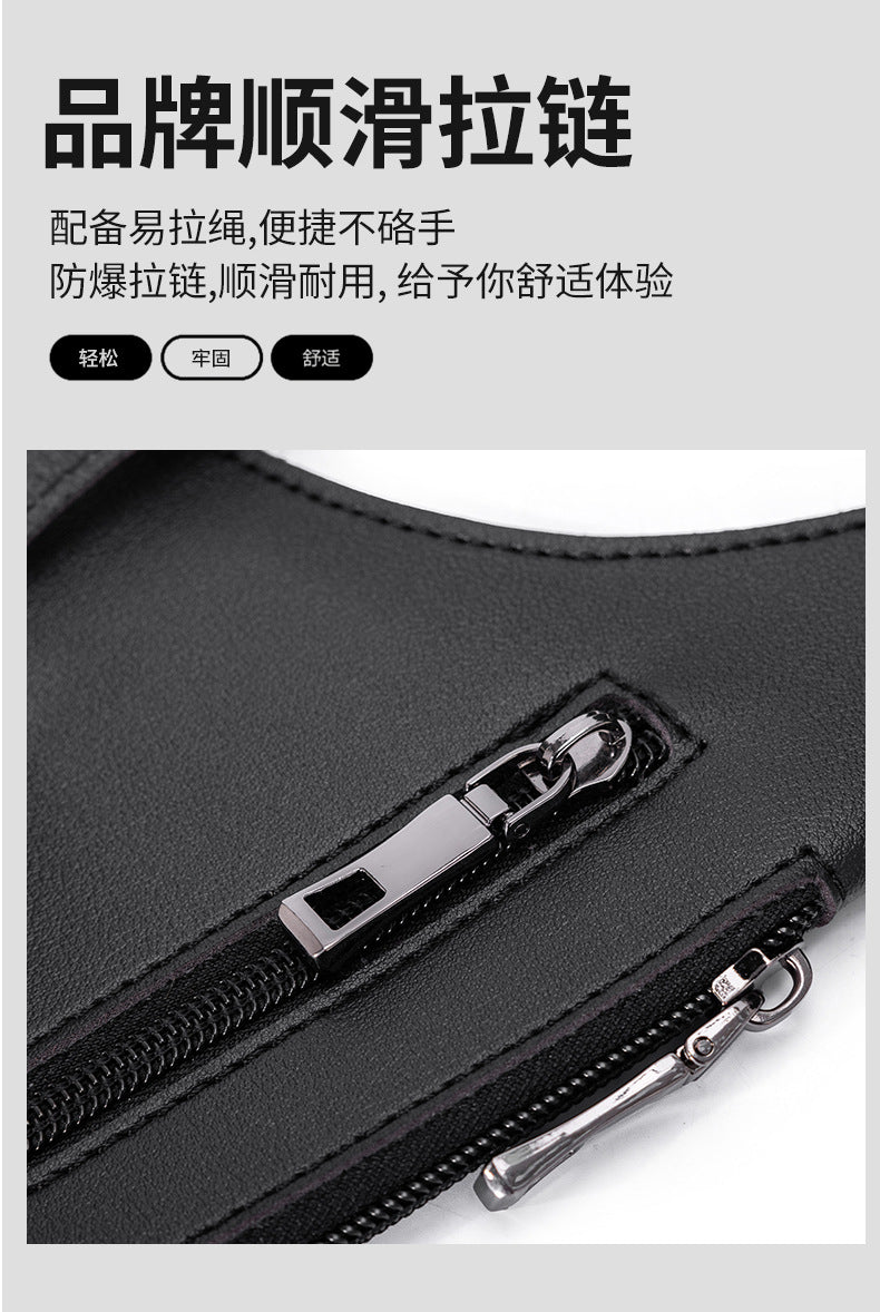 Amazon Men's Bag Retro Backpack with Underarm Satchel Multifunctional Shoulder Bag Men's Bag Outdoor Mobile Phone Bag Vest Bag