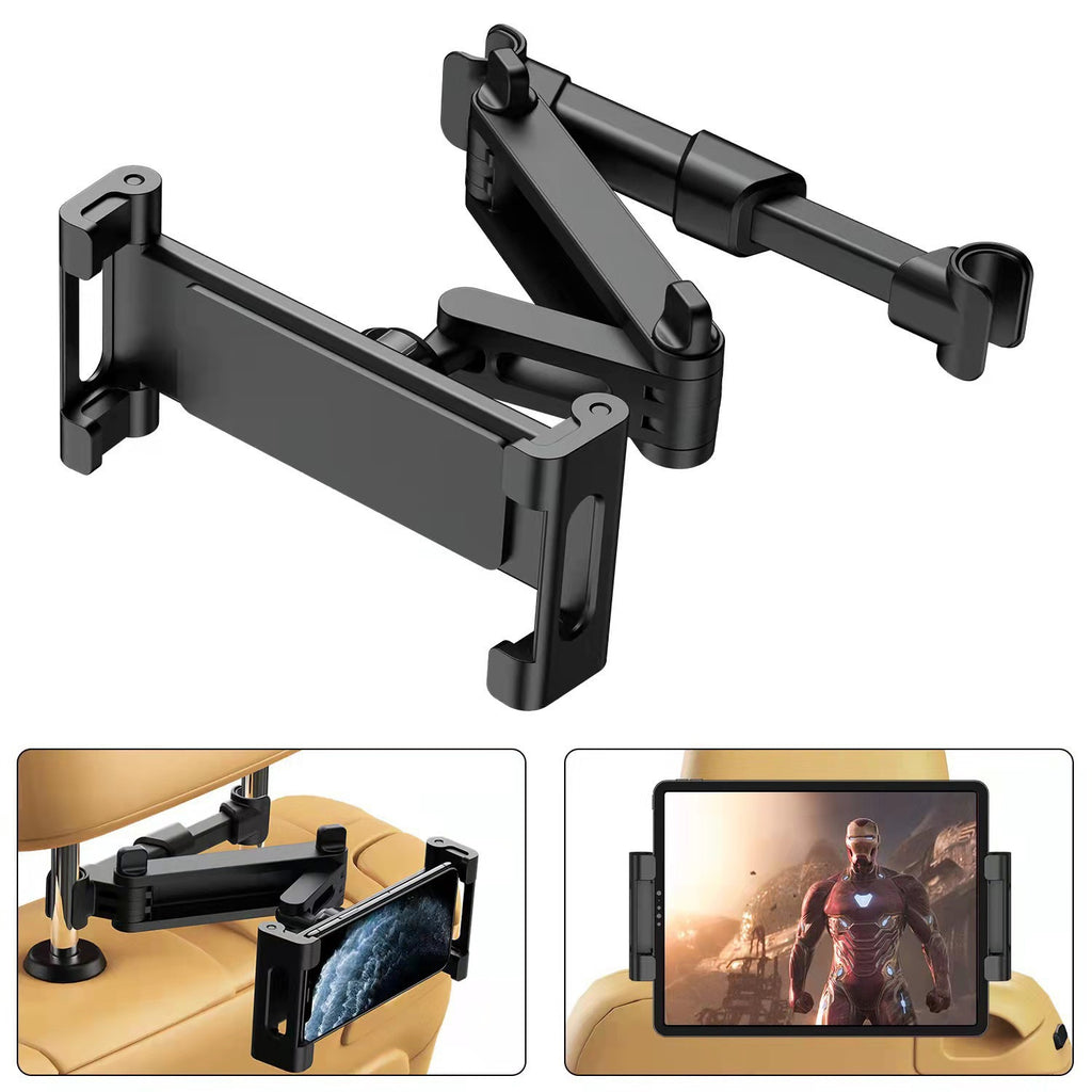 Cross-Border Replacement of New Car Rear Headrest Bracket iPad Tablet Phone Universal Telescopic Lazy Bracket