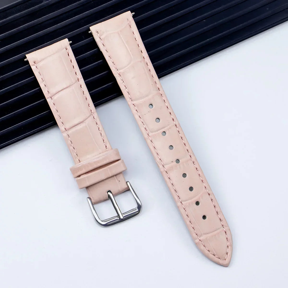 Genuine Leather Watchbands 12/14/16/18/20/22/24 mm Watch Band Strap Steel Pin buckle High Quality Wrist Belt Bracelet
