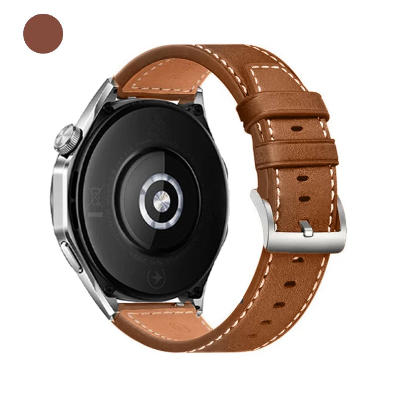 20mm 22mm Leather Watch Band For Huami Amazfit BALANCE 2 Sports Strap Amazfit Bip 6 5/Active 2 Replacement Wristband Accessories