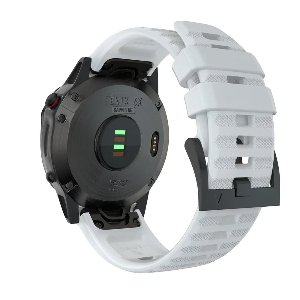 22mm 26mm Quick Fit Silicone Strap For Garmin Fenix 8/7/7X/6/6X Pro Replacement Watch Band For Garmin EPIX/Enduro 3