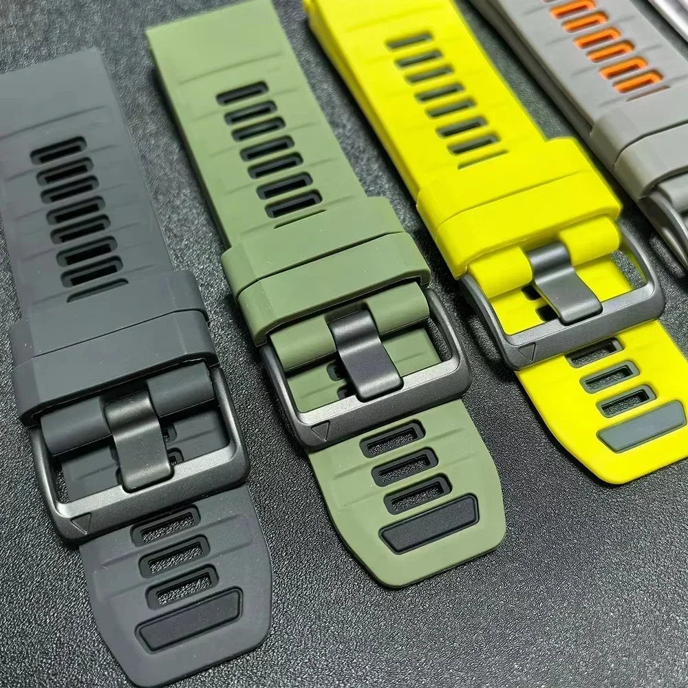 Fenix8 Watch Band For Garmin Fenix 8 47mm 51mm E 7 7X/Epix Pro/6 6X 5X Plus/Enduro 3 QuickFit 26mm 22mm Silicone Strap Bracelet