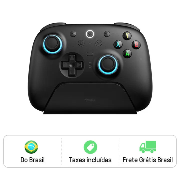 8BitDo Ultimate 2 Wireless Gaming Controller for PC & Android with TMR Joysticks, Switchable Triggers, Motion Control, 8Speed