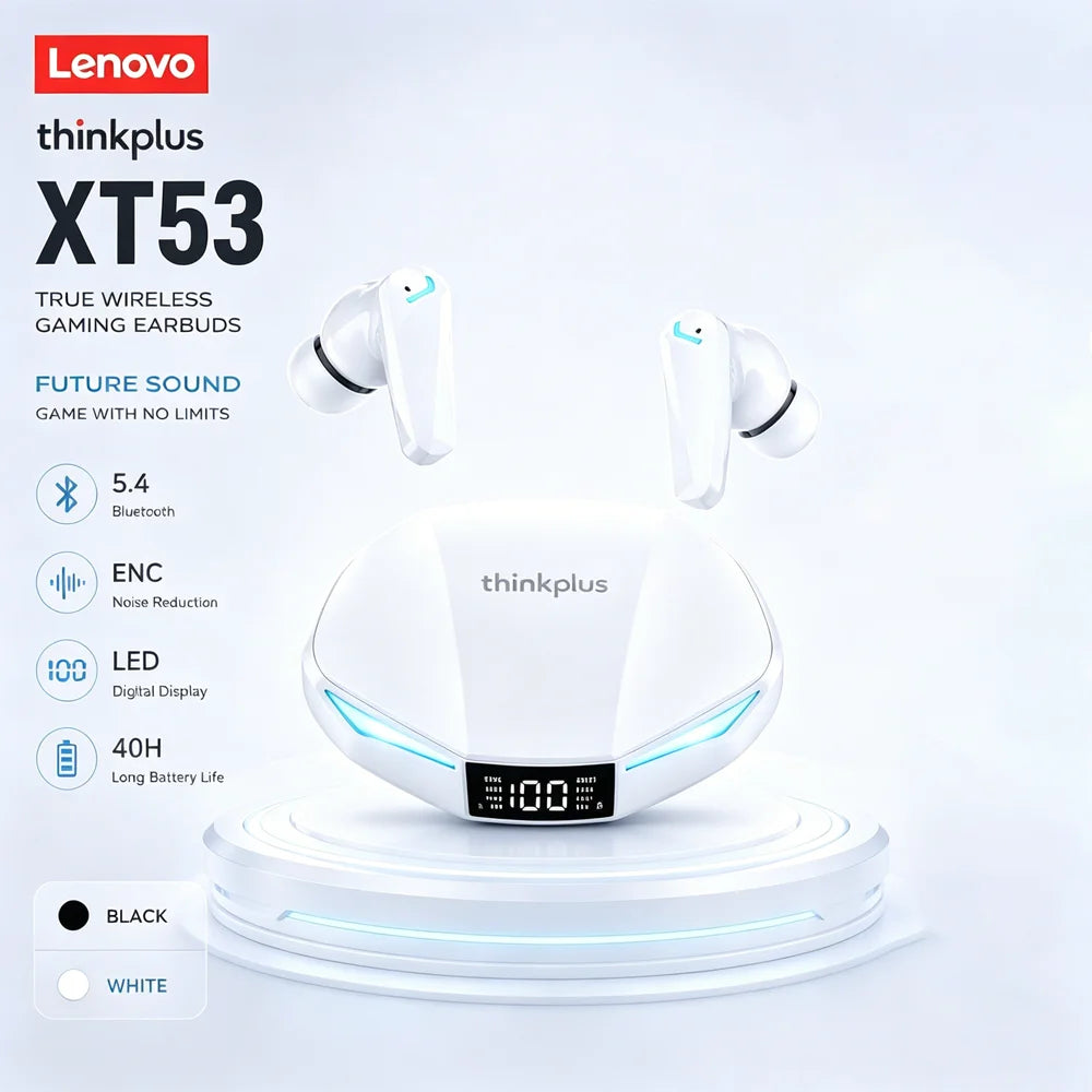 Lenovo XT53 Wireless Bluetooth 5.3 Gaming Earbuds