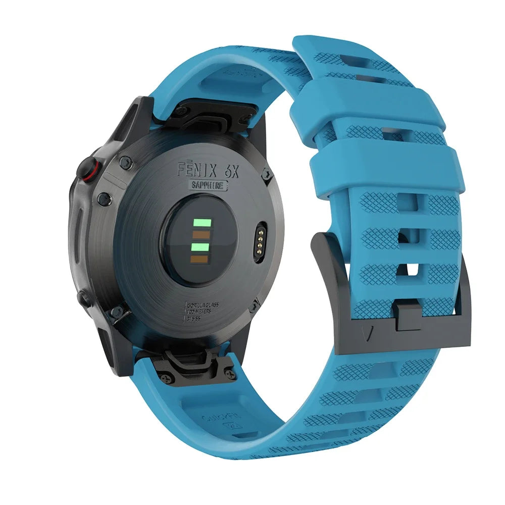 22mm 26mm Quick Fit Silicone Strap For Garmin Fenix 8/7/7X/6/6X Pro Replacement Watch Band For Garmin EPIX/Enduro 3