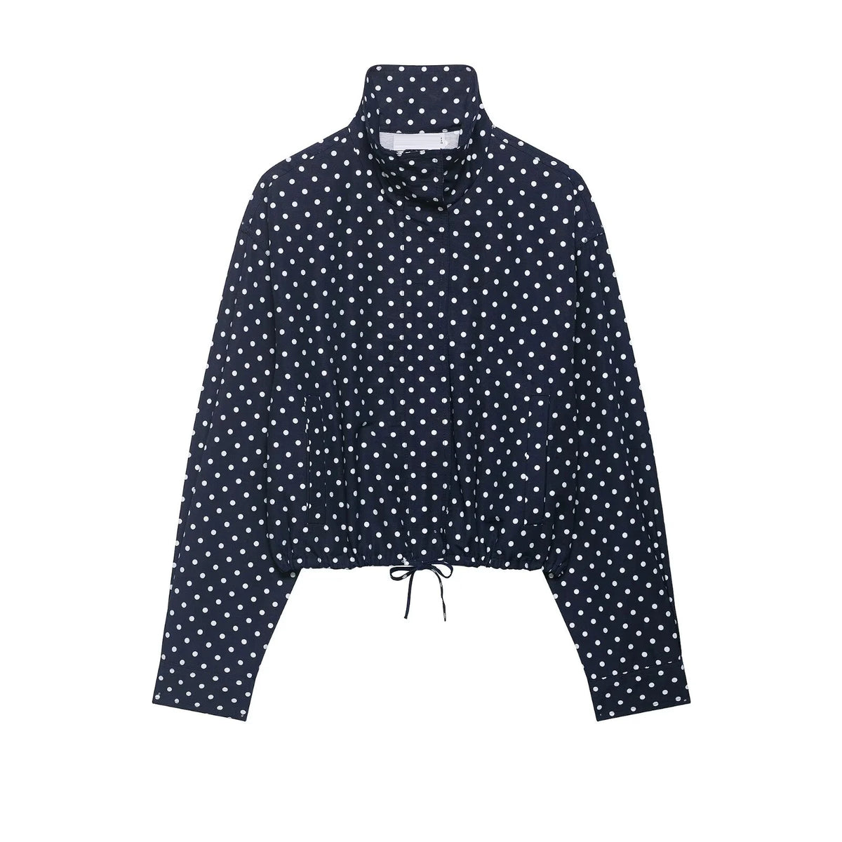 Women's Polka Dot Zip-Up Jacket