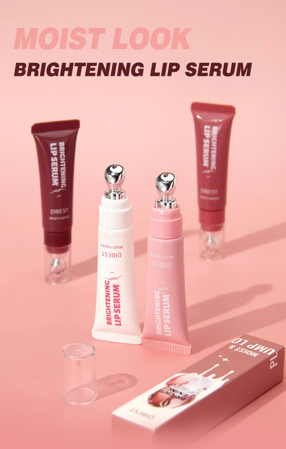 Moisturizing Lip Lotion Essence Volumizing Lip Glaze Women's Moisturizing and Moisturizing Natural Lip Gloss Hydrating Lip Gloss