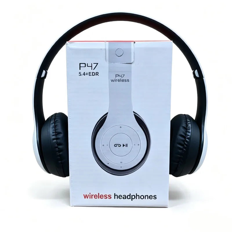 Foldable Wireless Bluetooth Headphones 5.0 Portable HiFi Sound Over-ear Headset for Sports Travel Daily Game music Earphones Use