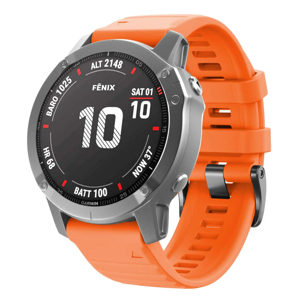 22mm 26mm Quick Fit Silicone Strap For Garmin Fenix 8/7/7X/6/6X Pro Replacement Watch Band For Garmin EPIX/Enduro 3