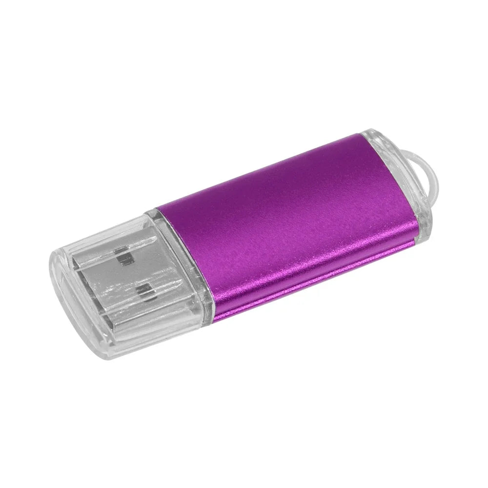 High Speed Colorful Usb Flash Drive 2.0 Metal Pendrive 32gb 16gb 1gb 64gb Pen Drive Memoria Usb Photography Gifts Memory Disk