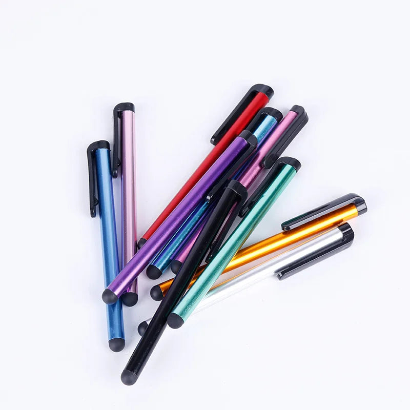 10pcs Universal Capacitive Stylus Tablet Screen Touch Pen for iPhone Pad Android Mobile Phone Rubber Tip Stylus
