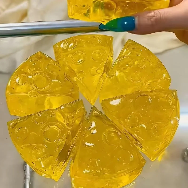 2A-Relieve Stress Squishy Honey Cheese Square Fidgets Toys Super Soft Mochi Cheese Squeeze Toy Funny Anti-stress Sensory Toy9