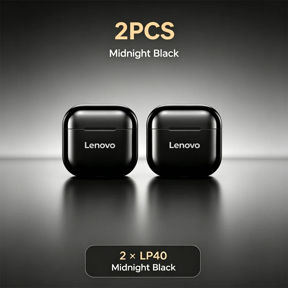 Lenovo LP40 Wireless Bluetooth 5.4 Earbuds
