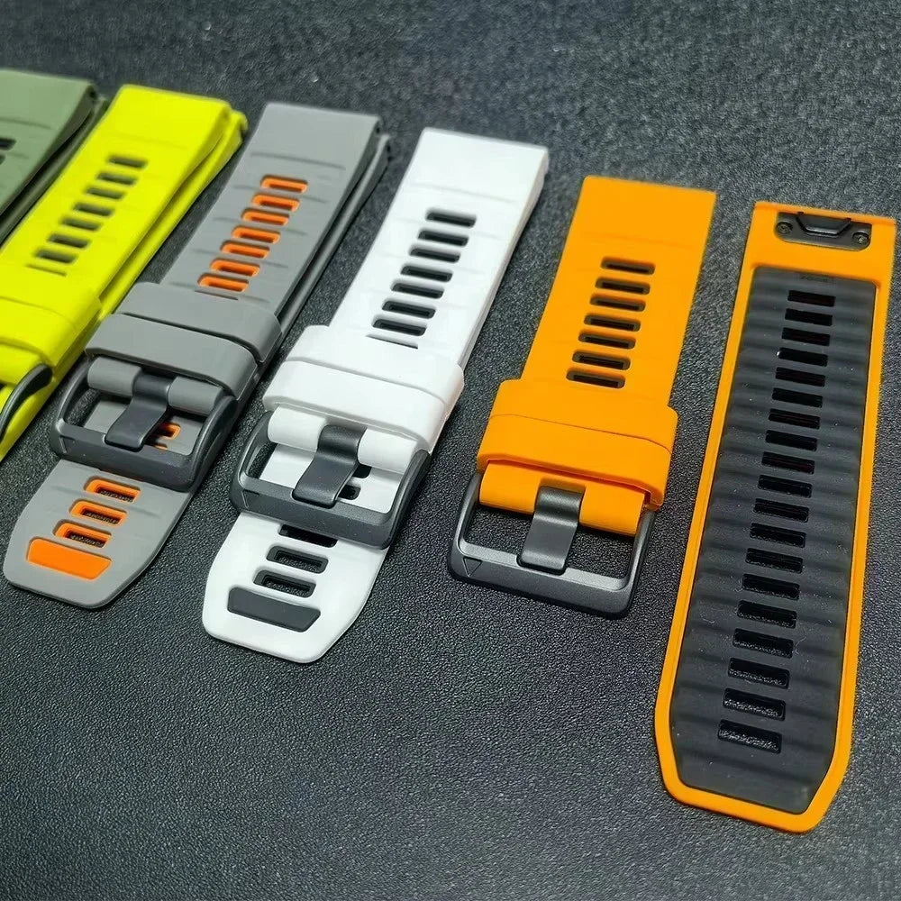 Fenix8 Watch Band For Garmin Fenix 8 47mm 51mm E 7 7X/Epix Pro/6 6X 5X Plus/Enduro 3 QuickFit 26mm 22mm Silicone Strap Bracelet