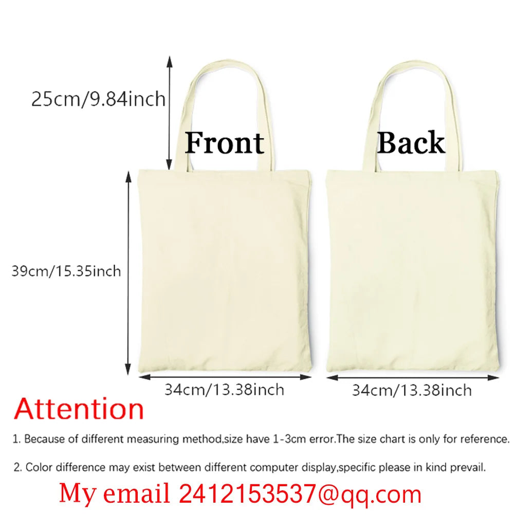Add Your Logo Customizable Canvas Tote Bag Large Women's Designer Handbags  Shopping Bags for Groceries Fabric Shopper Cloth