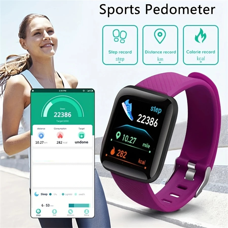 Men's Smartwatch Women's Sport Monitor Fitness Smart Watch Music Control Social APP Message Remind Consumer Electronic Watches