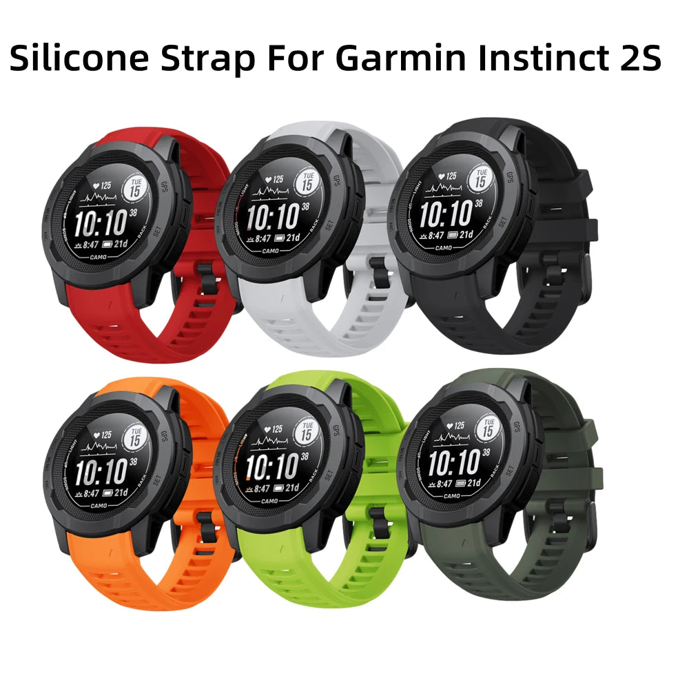 Garmin Soft Silicone Strap Fashion 20mm 22mm Watch Band Bracelet For Instinct 2S Replaceable Rubber Wristband Instinct 2 Belt