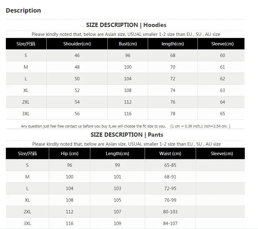 2025 New Men's Autumn/Winter Collection Solid Color Hoodie+Pants Two Piece Fashion Casual Sports Set Size s-3XL