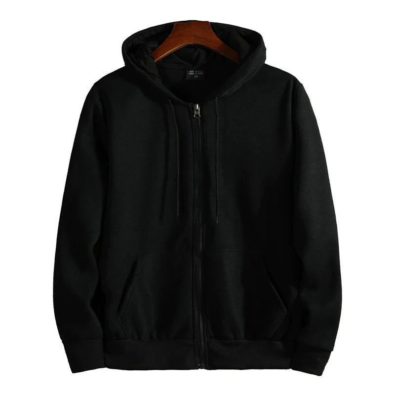 Men's Zip-Up Hooded Sweatshirt