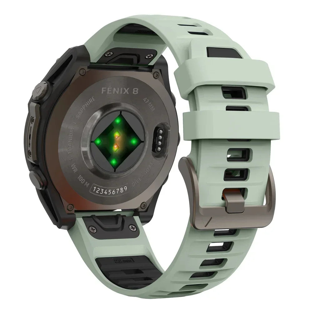 Fenix8 Watch Band For Garmin Fenix 8 47mm 51mm E 7 7X/Epix Pro/6 6X 5X Plus/Enduro 3 QuickFit 26mm 22mm Silicone Strap Bracelet