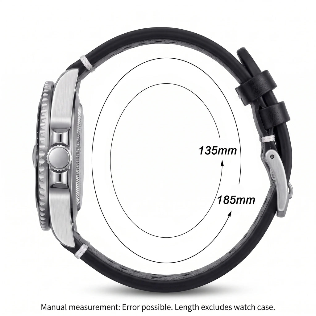 Handmade Cowhide Breathable Watch Band 18 20 22 24mm Men Women 4 Colors Oil Wax Genuine Leather Strap Watchband Accessories